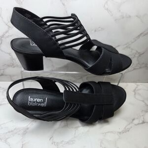 Black Women's Heeled Sandals